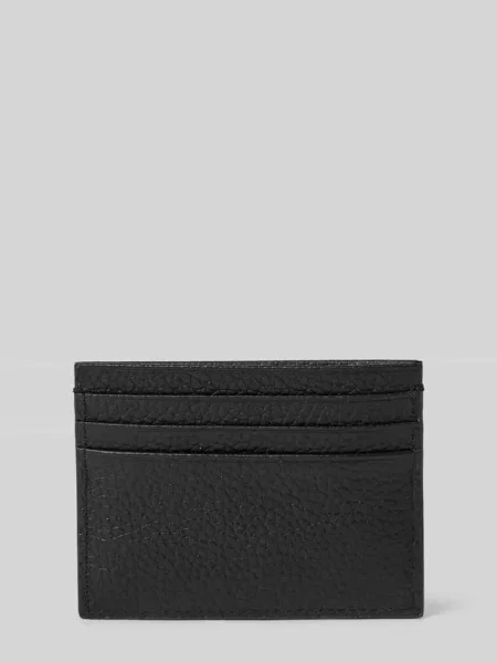Calvin Klein etui na karty skórzane czarny