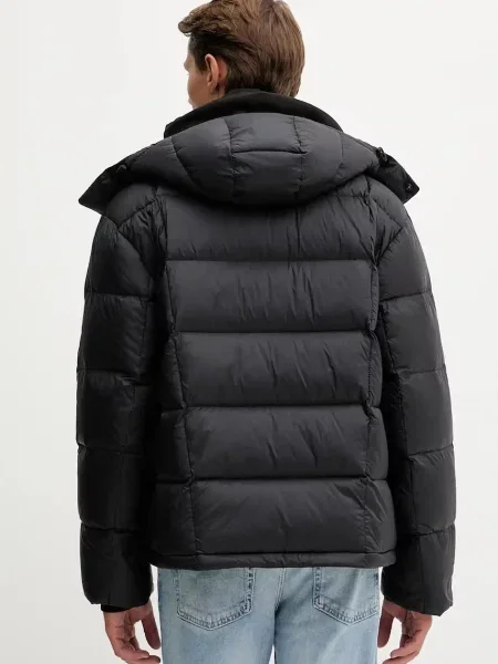 Péřová bunda Calvin Klein zimní černá