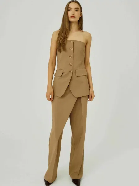NORR Pantaloni Eluna' bej