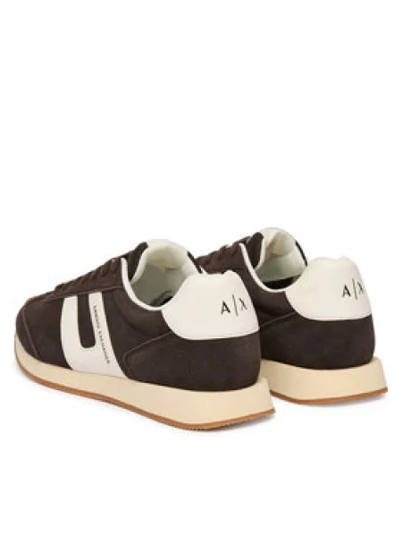 Sneakersy Armani Exchange hnedá