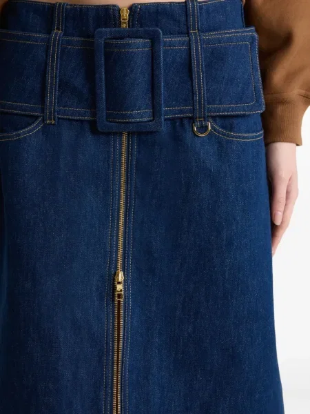 Fustă din denim Patou albastru