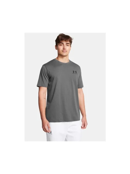 Tricou Under Armour cu autograf gri