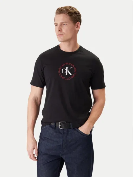 Calvin Klein Jeans Tričko červená biela čierna