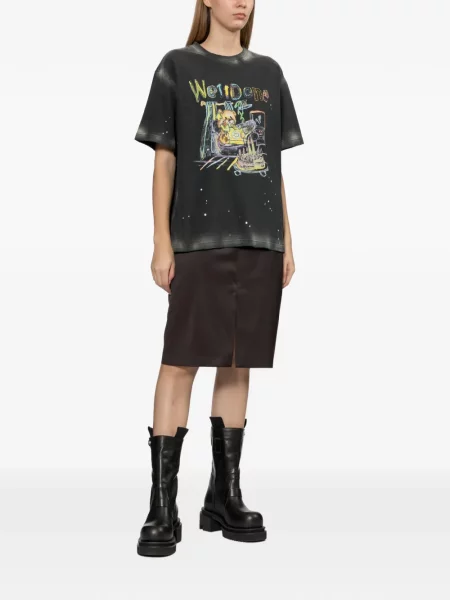 Tricou We11done cu imagine gri