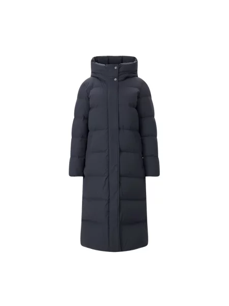Płaszcz Woolrich pikowany niebieski