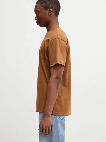 Carhartt WIP S/S Chase T-Shirt t-shirt ανδρικό καφέ