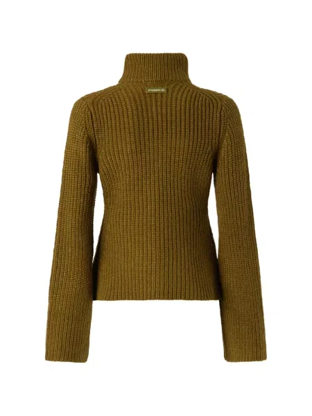 Cardigan Pinko tricotate verde