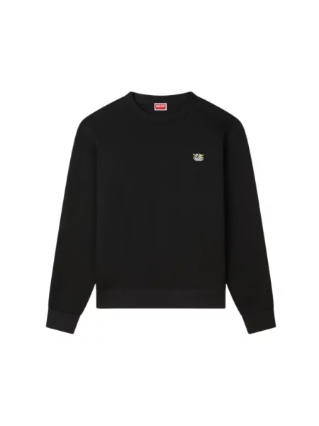 Haftowana bluza Kenzo w tygrysie prążki czarna