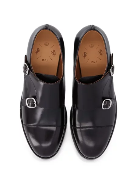Pantofi monk Al Duca D’aosta 1902 cu cataramă maro