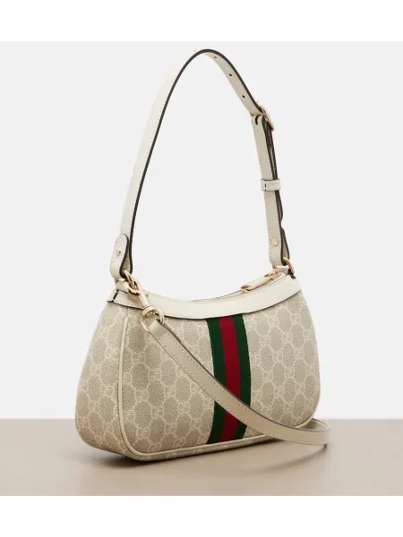 Geantă de mână Gucci Ophidia din piele bej