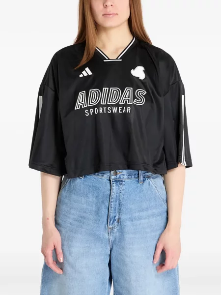 Turistika mini kraťasy Adidas s potiskem černé