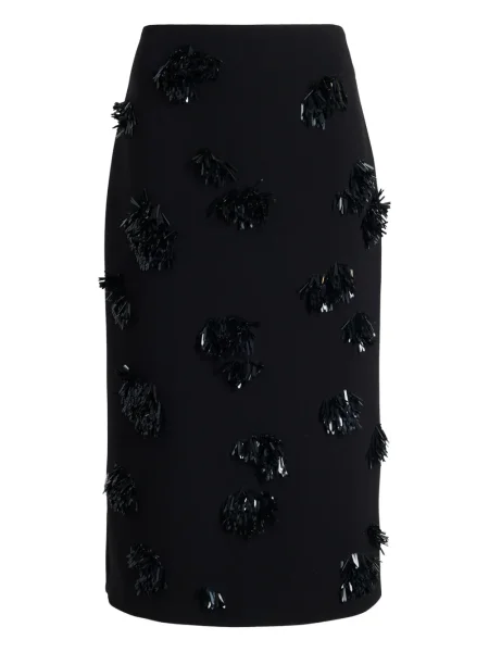 Fustă Proenza Schouler cu broderie negru