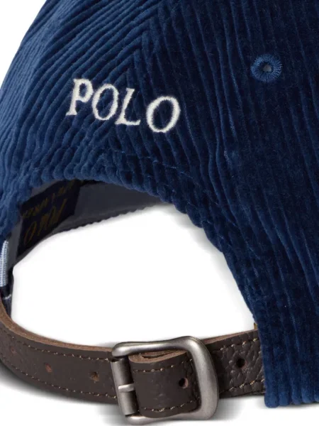 Ριγέ polo Polo Ralph Lauren με κουκούλα με αυτόγραφο λευκό
