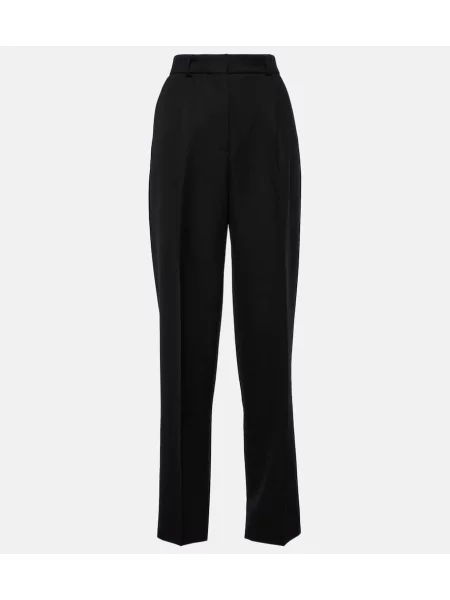 Pantaloni Toteme cu talie înaltă negru