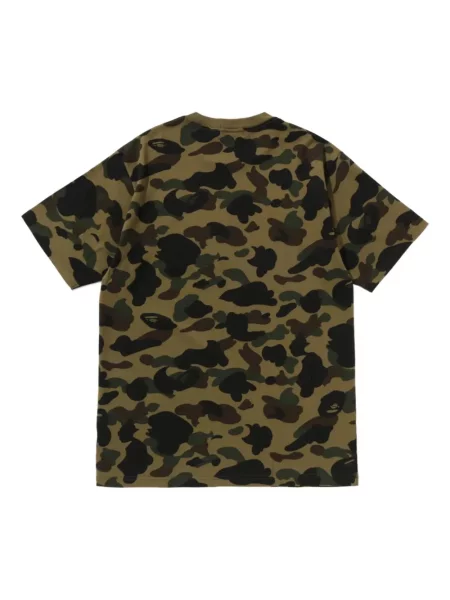 Tricou A Bathing Ape® cu model camuflaj verde