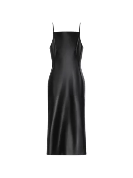 Rochie midi Givenchy din piele negru
