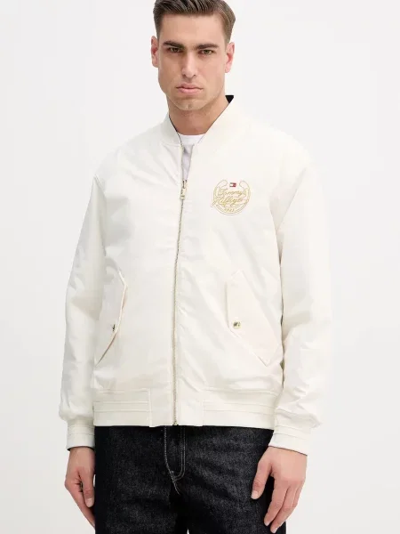 Tommy Hilfiger kurtka bomber dwustronna granatowy
