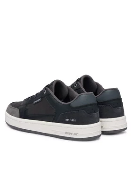 SKECHERS Niske tenisice LEAGUE IMPERION siva crna
