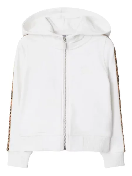 Bluza z kapturem dziecięca Burberry biała