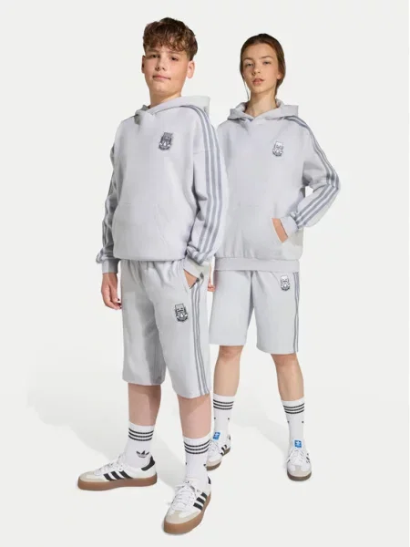 Sportovní kraťasy adidas šedé