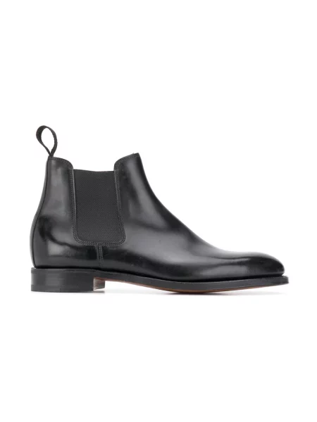 Sztyblety John Lobb skórzane czarne