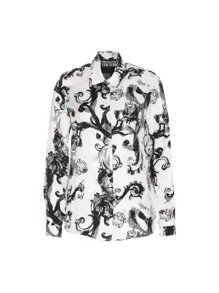 Koszula dżinsowa Versace Jeans Couture biała