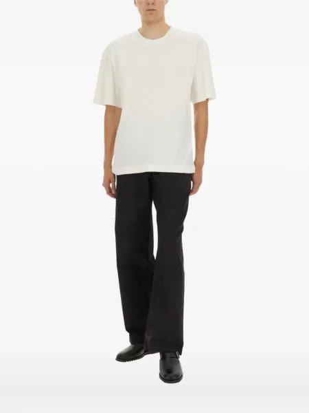 Scurt tricou Margaret Howell alb