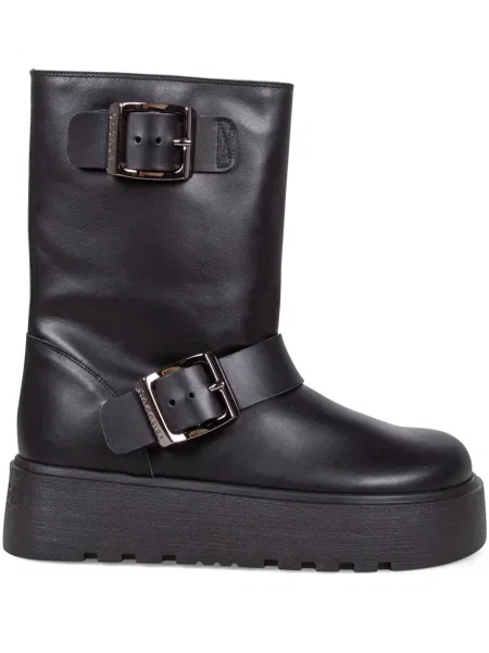 Botine Casadei din piele negru