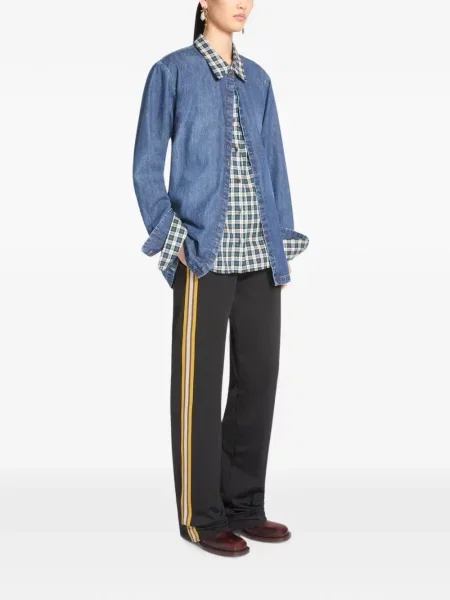 Cămașă de blugi Dries Van Noten plic albastru