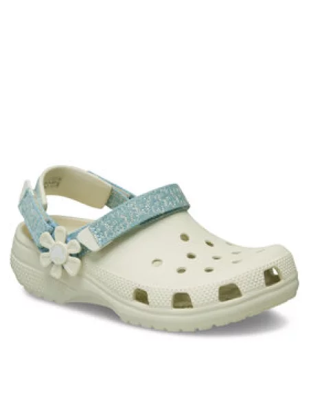 Dětské pantofle Crocs šedé