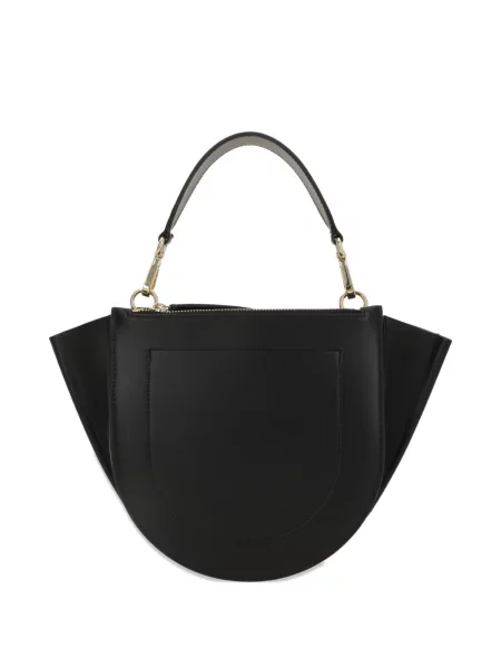 Geanta de piele Wandler din piele negru