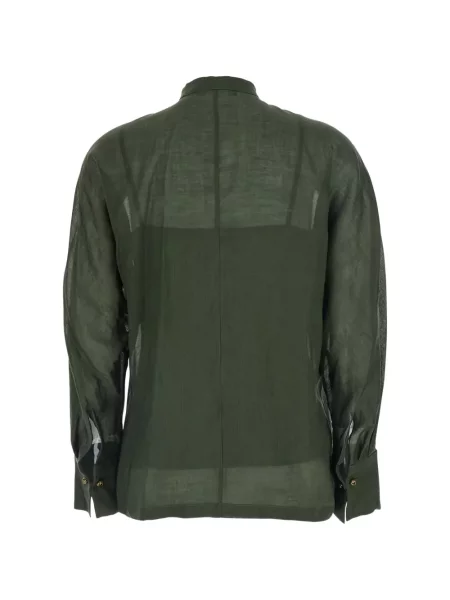 Cămașă Max Mara lungă verde