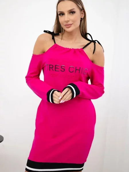 Sukienka Kesi garniturowa różowa