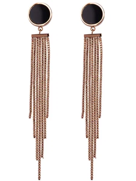 Chic by Lirette Fülbevalók Earrings Elegant Round arany rózsaszín