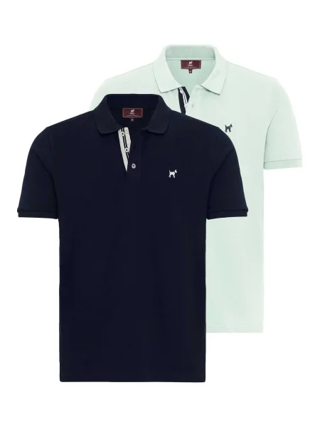 Williot Tričko tyrkysová / tmavě modrá