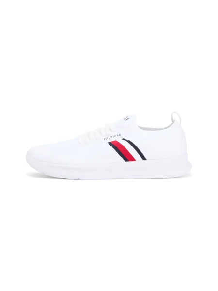 TOMMY HILFIGER Niske tenisice tamno plava / crvena bijela