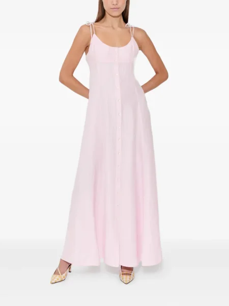 Rochie maxi Rosie Assoulin de costum roz