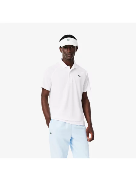 Lacoste Koszulka Polo Regular Fit Uv Protect biała