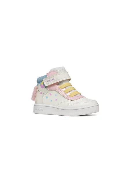 Sneakersy Geox B Eclyper Girl M biela