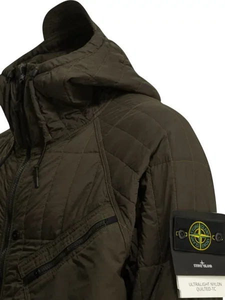 Geacă Stone Island cu strasuri gri