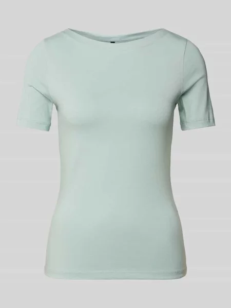 T-shirt o kroju shaped fit z mieszanki bawełny model ‘PANDA’ Vero Moda