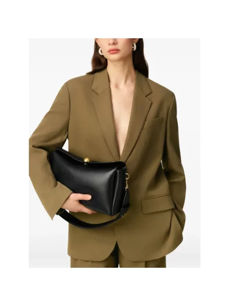 Torebka crossbody Ami Paris skórzana czarna