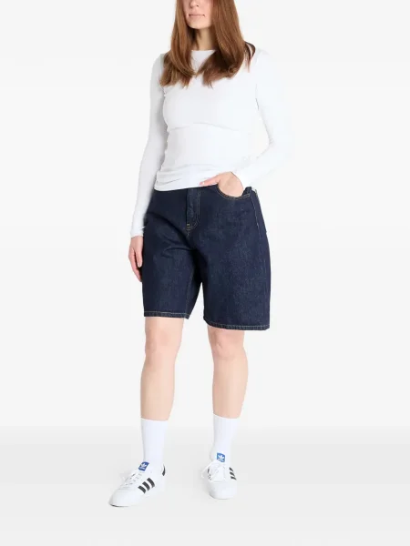 Дънкови шорти Carhartt Wip синьо