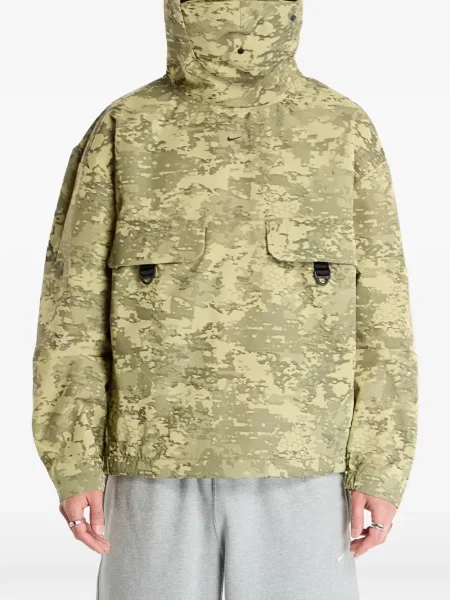 Мрежести камуфлажни маратонки Nike Air Max зелено