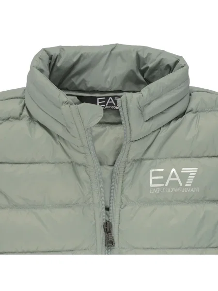 Vestă din puf copii Emporio Armani Ea7 verde