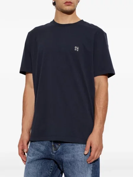 Tricou Dsquared2 cu autograf albastru