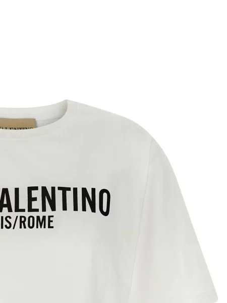 Μπλούζα Valentino Garavani με σχέδιο κομμένο λευκό