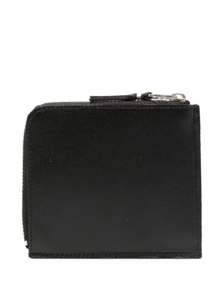 Iš natūralios odos piniginė Comme Des Garçons Wallet juoda