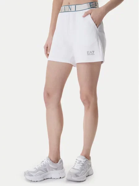 Sportovní kraťasy Emporio Armani bílé