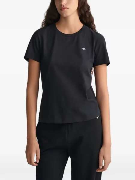 Tricou Gant scurt negru